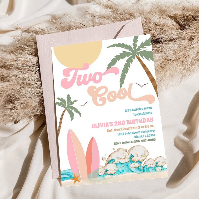 Beach Birthday Surf Party Invitation (Creator Uploaded)