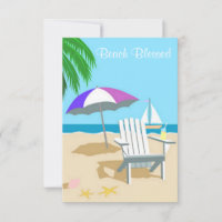 Beach Blessed Invite