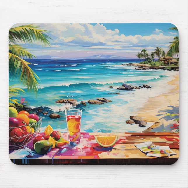 Beach Bliss Mouse Pad (Front)