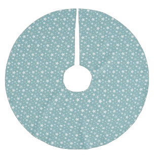 Beach Blue Starfish Christmas Brushed Polyester Tree Skirt