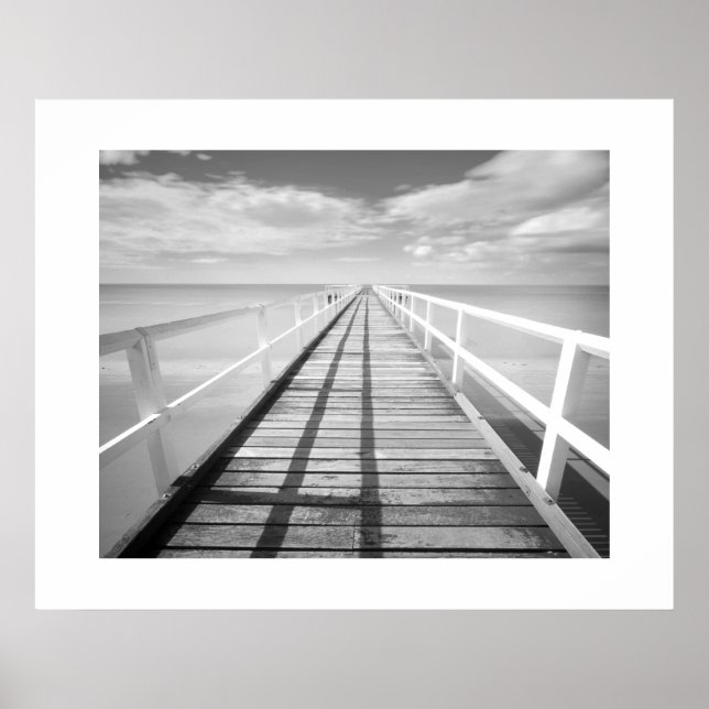 Beach Boardwalk Poster (Front)