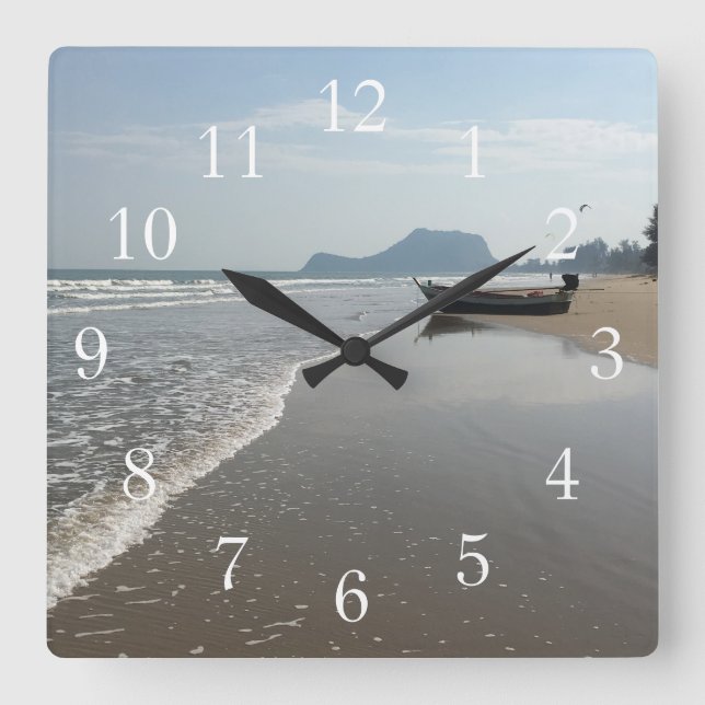 Beach Boat Clock (Front)