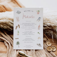 Beach Boho Bachelorette Weekend Itinerary