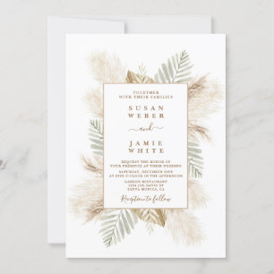 Beach Boho faire-part de mariage