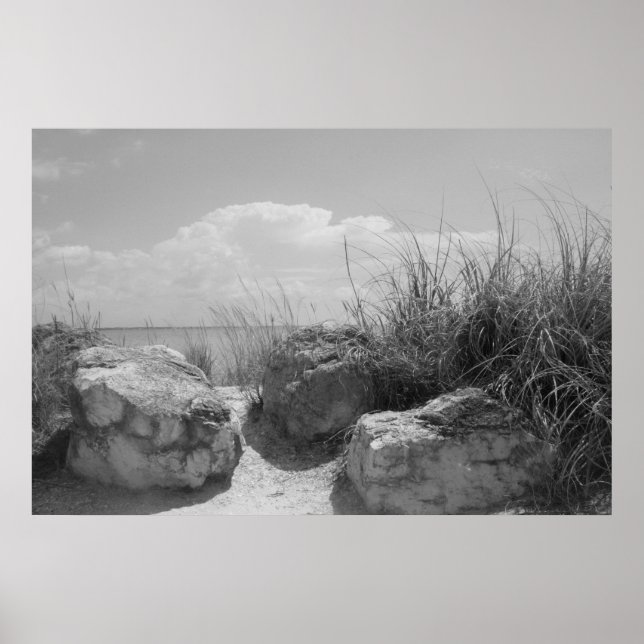 Beach Boulders Poster (Front)