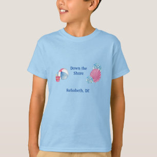 Beach Bound Down the Shore Beach Location T-Shirt