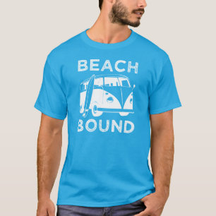 Beach Bound Funny Men's Shirt Surfer