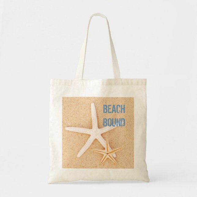 Beach Bound Starfish Beachbag Tote Bag (Front)
