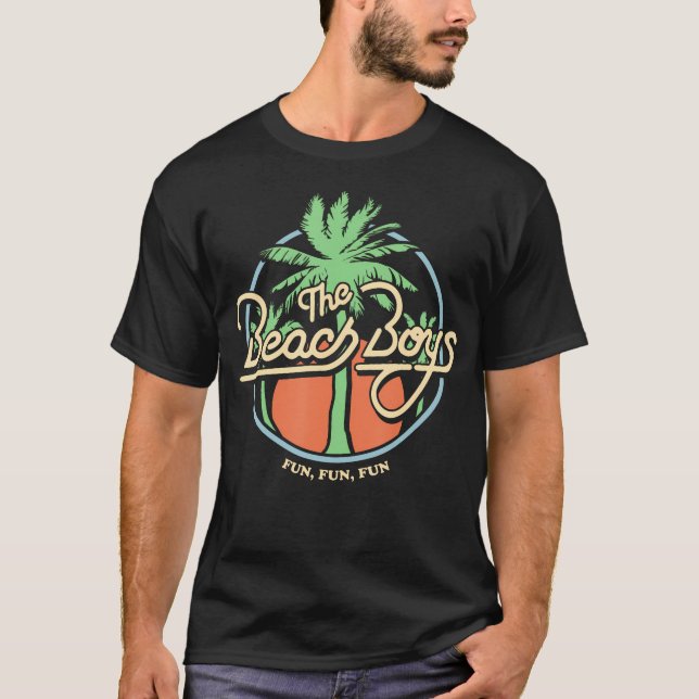 Beach Boys Fun Fun Fun Palm Tree T-Shirt (Front)