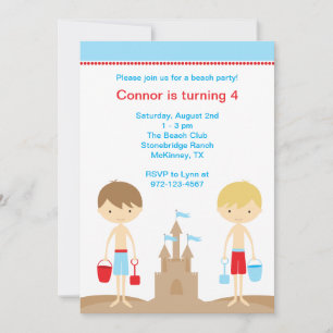Beach Boys Invitations