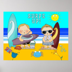 Beach Boys Kid's Children Poster