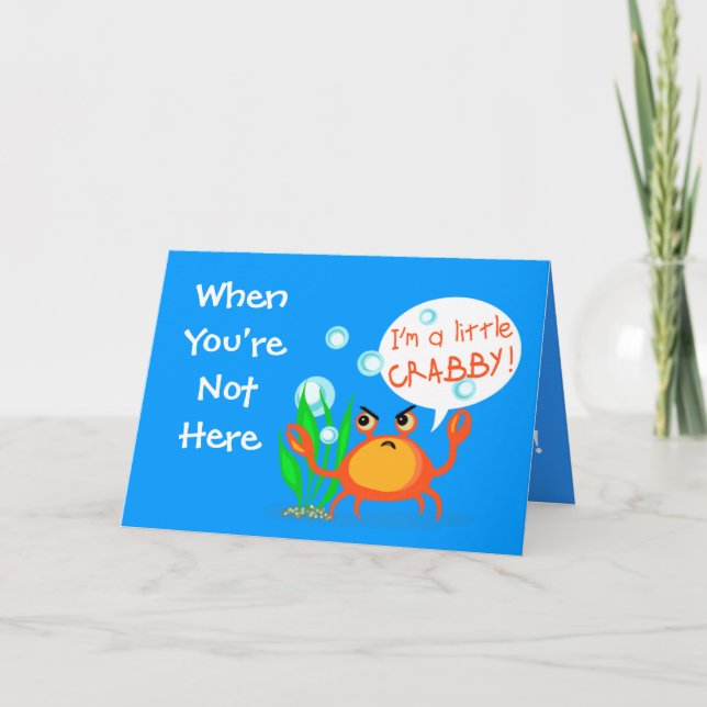 Beach Buddies Love Miss You Card (Front)