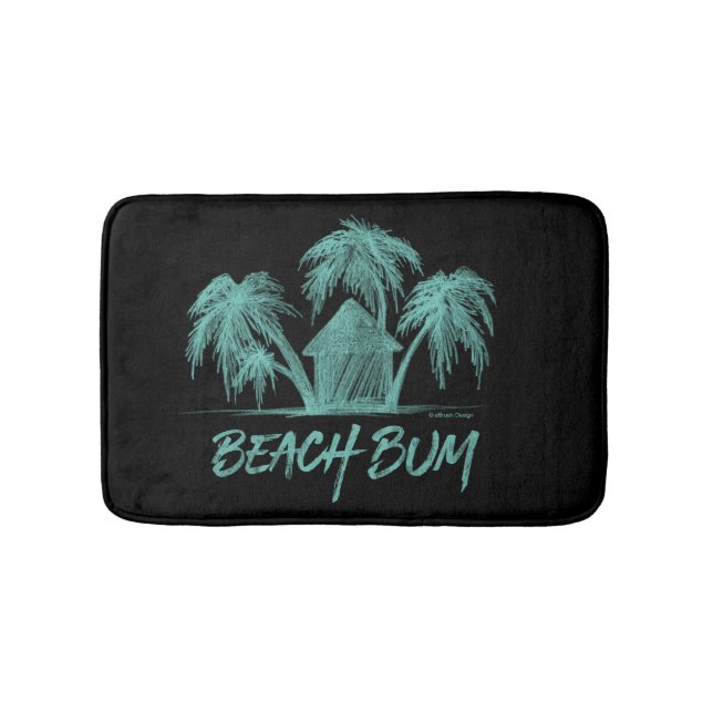 Beach Bum Bath Mat (Front)