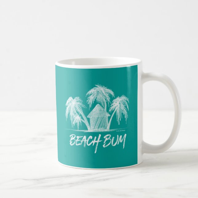 Beach Bum Coffee Mug (Right)