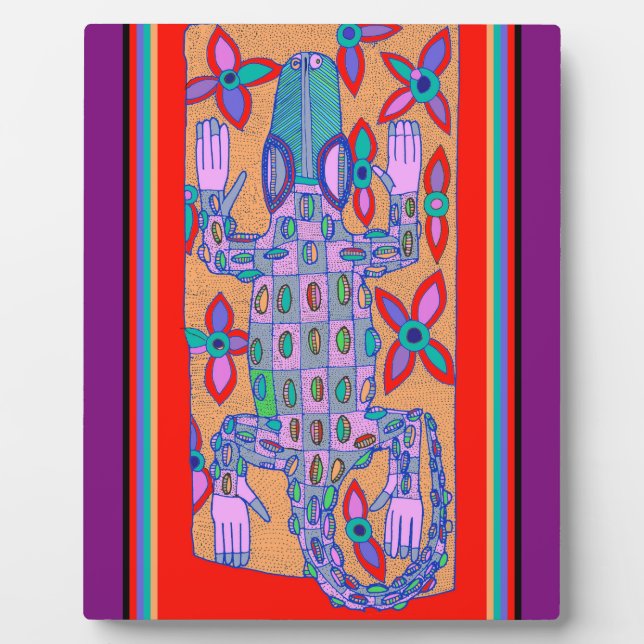 Beach Bum Croc Plaque (Front)