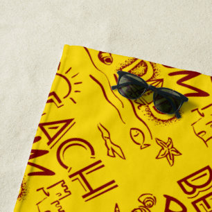 Beach Bum Dad Towel