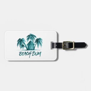 Beach Bum Luggage Tag