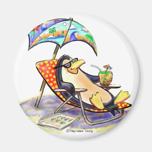 Beach Bum Magnet (Front)