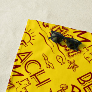 Beach Bum Mom/Mum Beach Towel