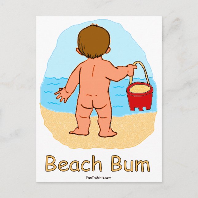 Beach Bum postcard (Front)