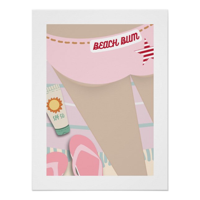 Beach Bum Poster (Front)