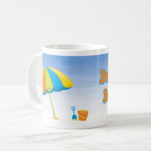 Beach Bum Seashore Scene Coffee Mug