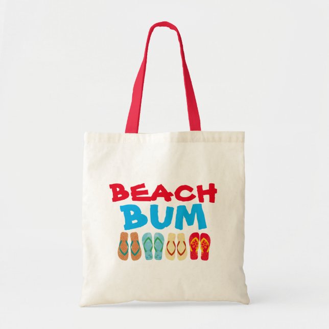 Beach Bum Summer Flip Flops Bag (Front)