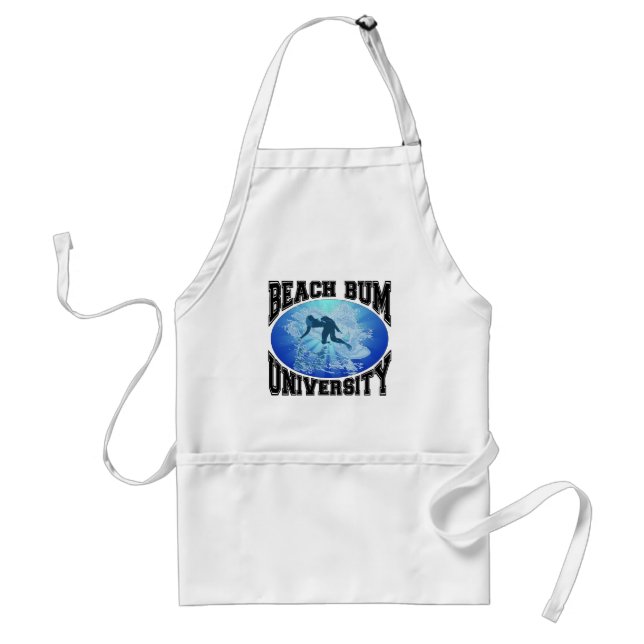 Beach Bum University Apron (Front)