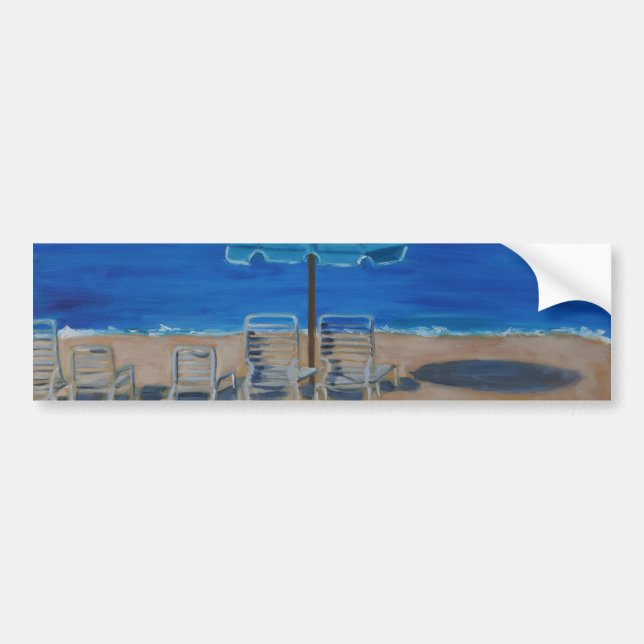 Beach Bumper Sticker (Front)