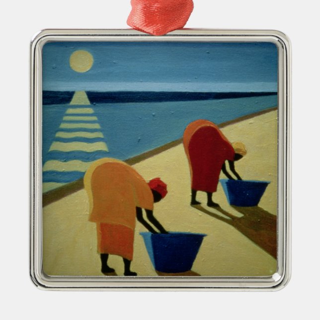 Beach Bums 1997 Metal Ornament (Front)