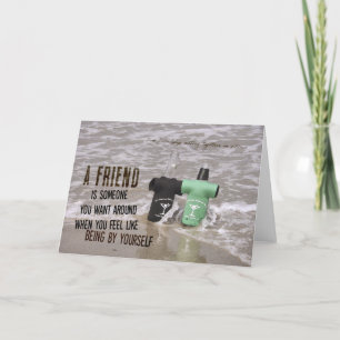 BEACH BUMS Greeting Card
