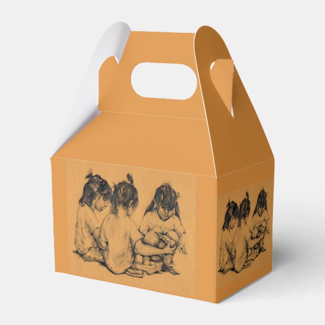 Beach Bunnies Favor Box (Front Side)