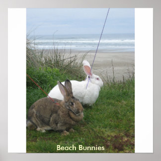 Beach Bunnies Poster - Customized