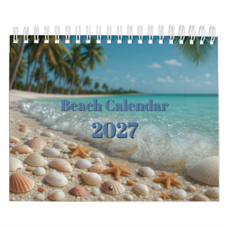 Beach Calendar 2027