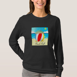 Beach Camping Summer The Debutante Beach Ball Mom T-Shirt