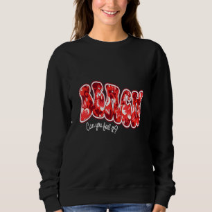 Beach Can You Feel It Summer Vacation Design Sweatshirt