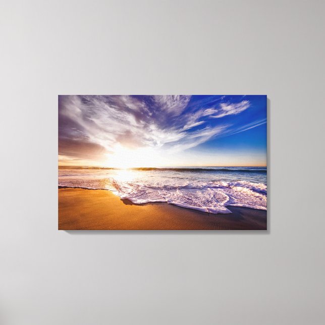 Beach Canvas Print (Front)