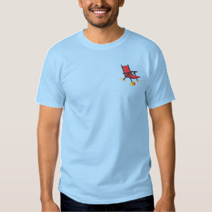Beach Chair Embroidered T-Shirt
