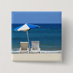 Beach chairs 2 inch square button