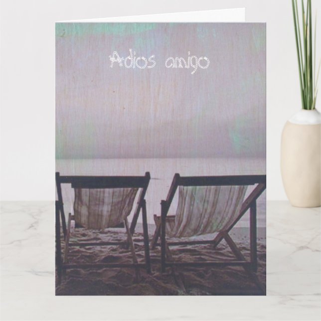 beach chairs big card (Front)