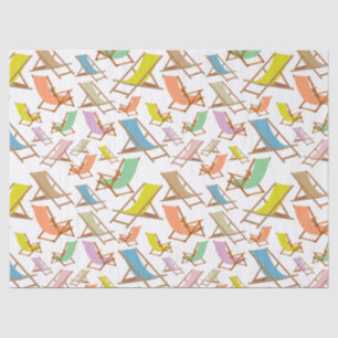 BEACH CHAIRS IN MANY COLORS  TISSUE PAPER