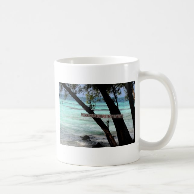Beach Chairs Rum Point Grand Cayman Coffee Mug (Right)