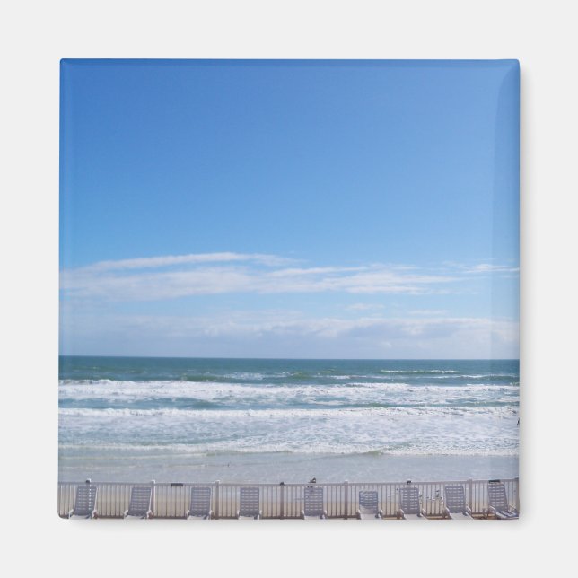 Beach Chairs Wait for You Magnet (Front)