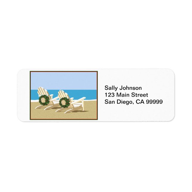 Beach Chairs & Wreaths (Front)