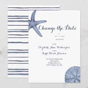 Beach Change the Date Watercolor Card