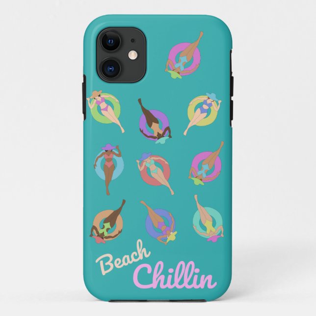 Beach Chillin Girls Case-Mate iPhone Case (Back)