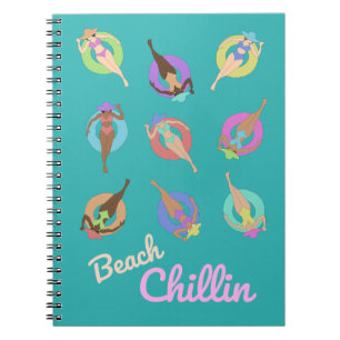 Beach Chillin Girls Notebook