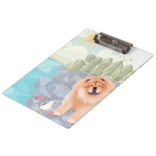 BEACH  CHOW  Acrylic Clipboard