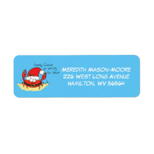 Beach Christmas Crab