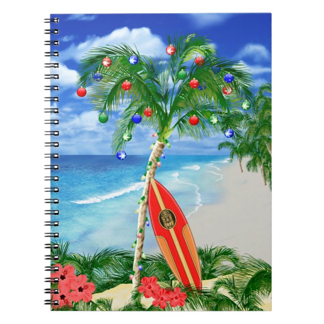 Beach Christmas Notebook (Front)